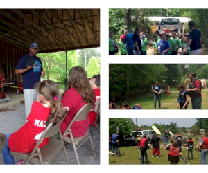 Tyler Union commandite les activités du Jour de la Terre de Calhoun County aux jardins communautaires de Cane Creek